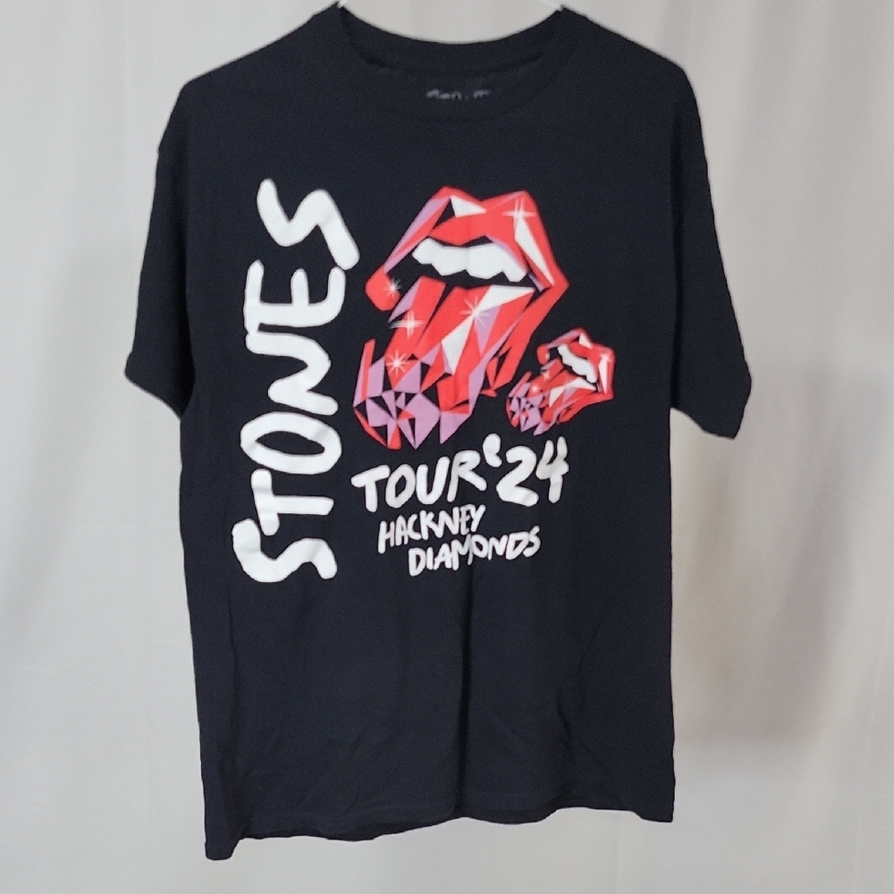 Kids Black Graphic T-Shirt